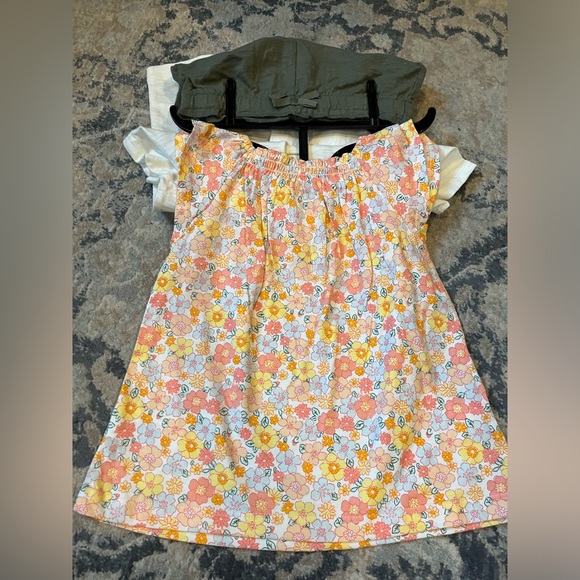 Brand New with Tags ~ 4T Carters Summer Matching Outfit ~ 3 Piece Set - Picture 4 of 5